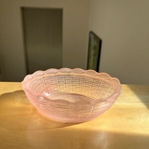Fogged Pink Decor Bowl!